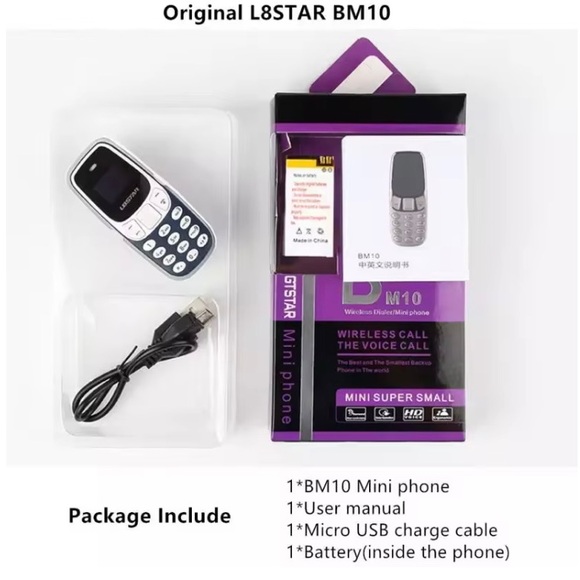 Bm10 wireless dialer / mini phone - Picture 3 of 5